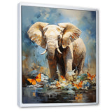 Majestic Elephant In The Wild - Gray Gorilla Wall Art