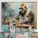 Gorillas Reverie - Gorilla Home Decor Art