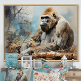 Gorillas Reverie - Gorilla Home Decor Art