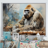 Gorillas Reverie - Gorilla Home Decor Art