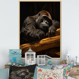 Gorillas Siesta - Gorilla Living Room Wall Art
