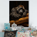 Gorillas Siesta - Gorilla Living Room Wall Art