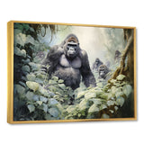 Gorilla Jungle Journey - Gorilla Canvas Wall Art