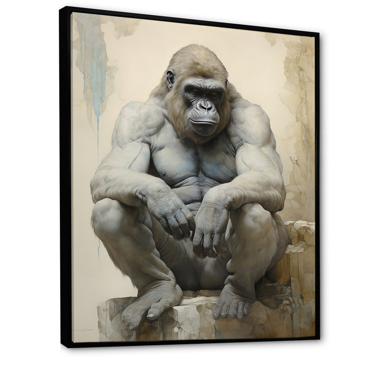 Thoughtful Gorilla - Gorilla Wall Art Prints