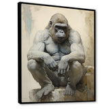 Thoughtful Gorilla - Gorilla Wall Art Prints
