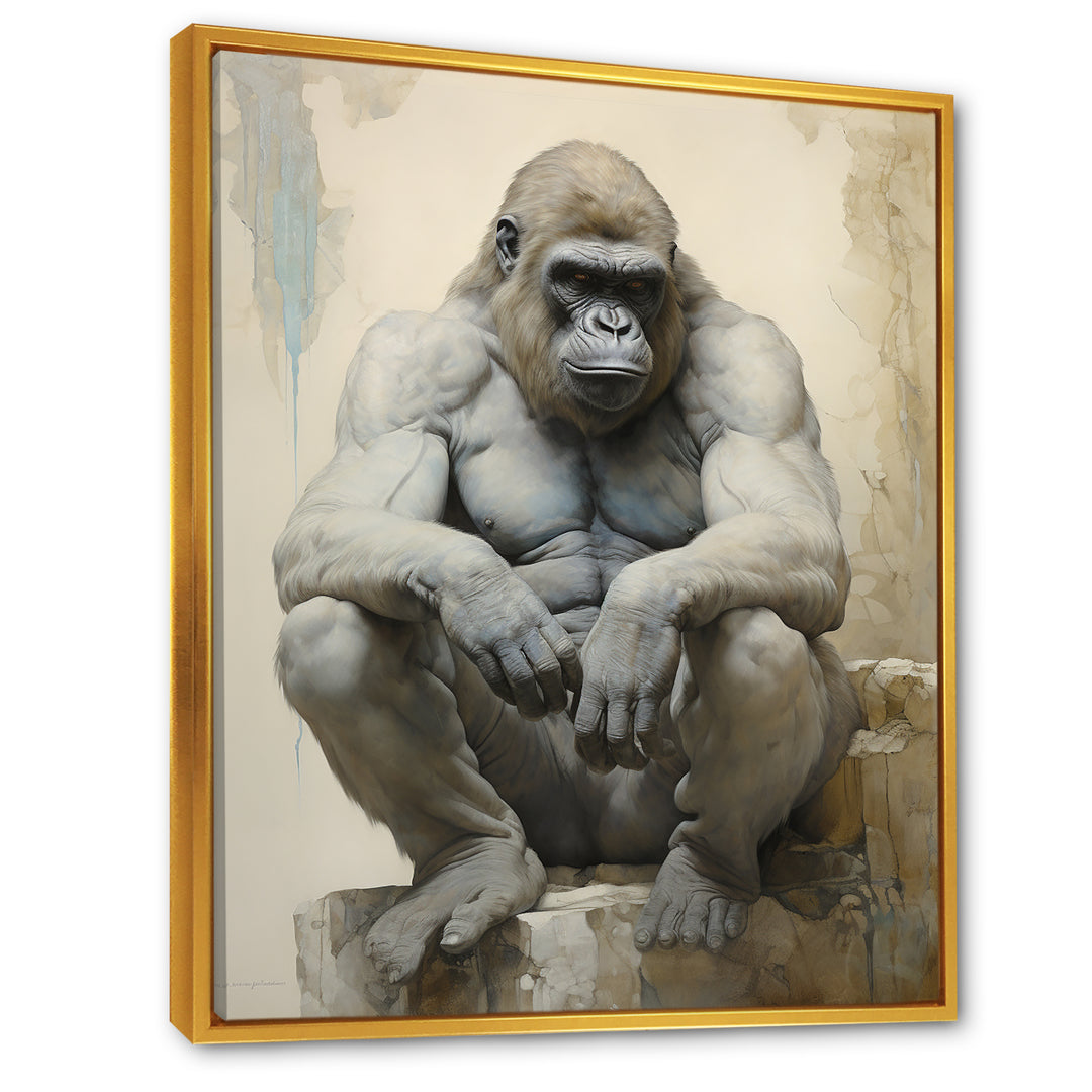 Thoughtful Gorilla - Gorilla Wall Art Prints