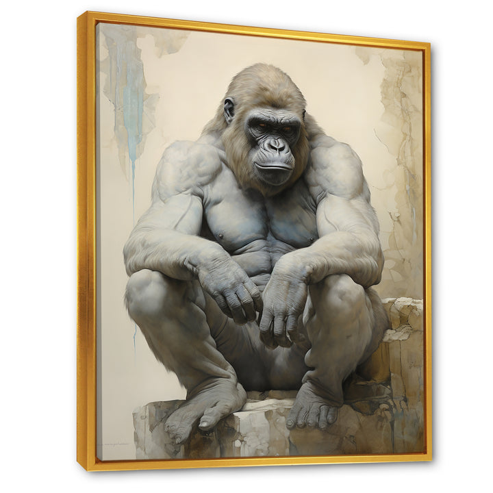 Thoughtful Gorilla - Gorilla Wall Art Prints