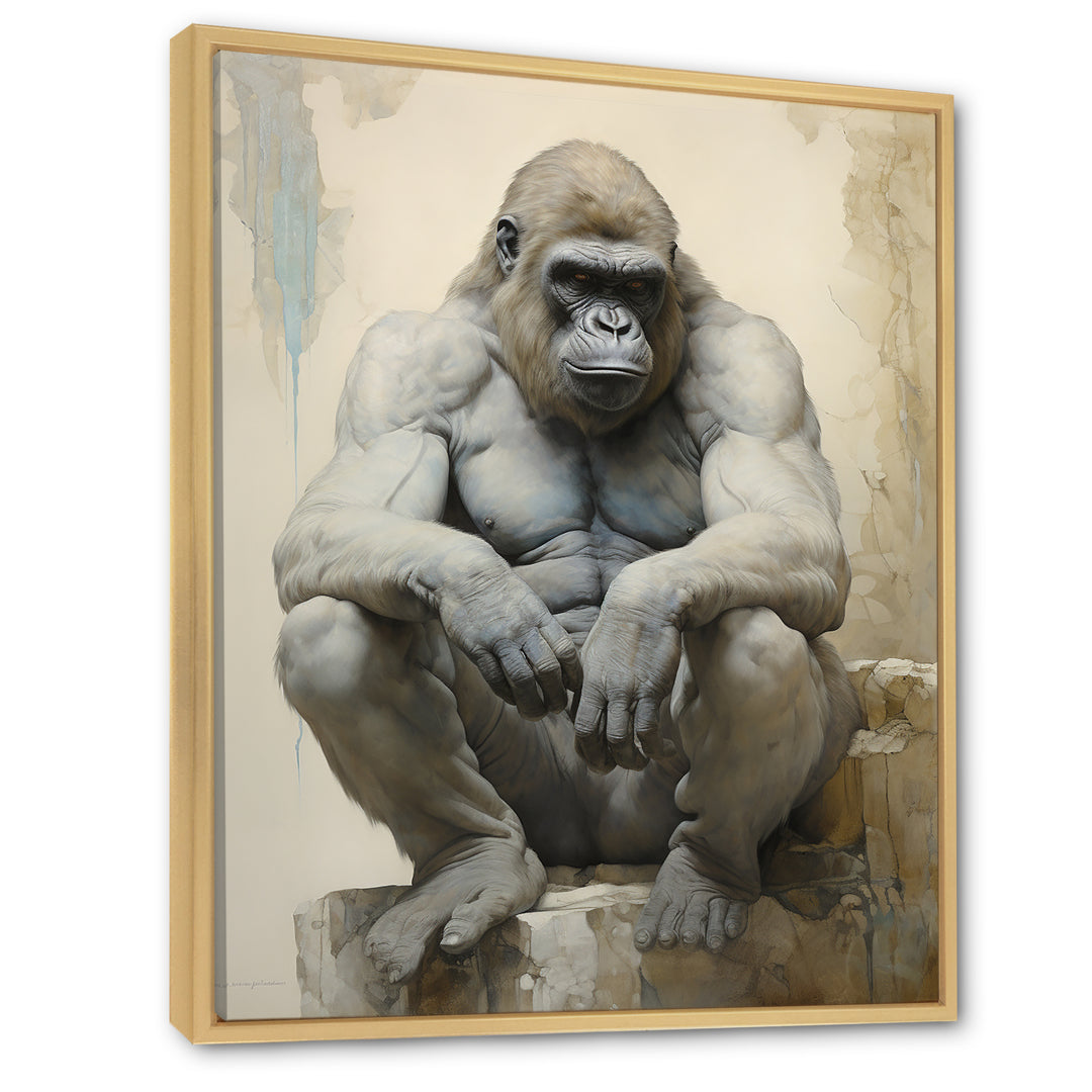 Thoughtful Gorilla - Gorilla Wall Art Prints