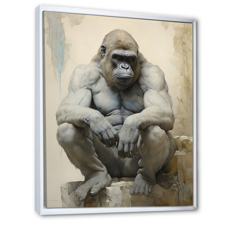 Thoughtful Gorilla - Gorilla Wall Art Prints