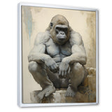 Thoughtful Gorilla - Gorilla Wall Art Prints