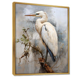 Majestic Blue Heron Horizon - Animals Canvas Wall Art