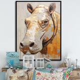 Hippopotamus Portrait - Hippopotamus Home Decor Art
