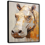 Hippopotamus Portrait - Hippopotamus Home Decor Art