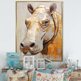 Hippopotamus Portrait - Hippopotamus Home Decor Art