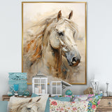 Sophisticated Horse Portrait - Horse Living Room Wall Art