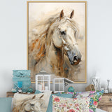 Sophisticated Horse Portrait - Horse Living Room Wall Art
