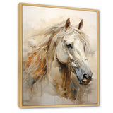 Sophisticated Horse Portrait - Horse Living Room Wall Art