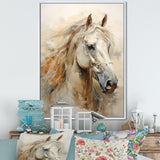 Sophisticated Horse Portrait - Horse Living Room Wall Art