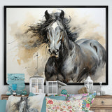 Hooves In Harmony Horse - Horse Canvas Wall Art