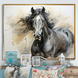 Hooves In Harmony Horse - Horse Canvas Wall Art