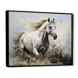 Minimalist Horse Stride - Horse Canvas Wall Art