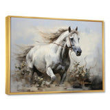 Minimalist Horse Stride - Horse Canvas Wall Art