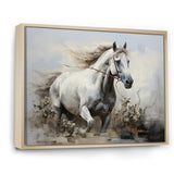 Minimalist Horse Stride - Horse Canvas Wall Art