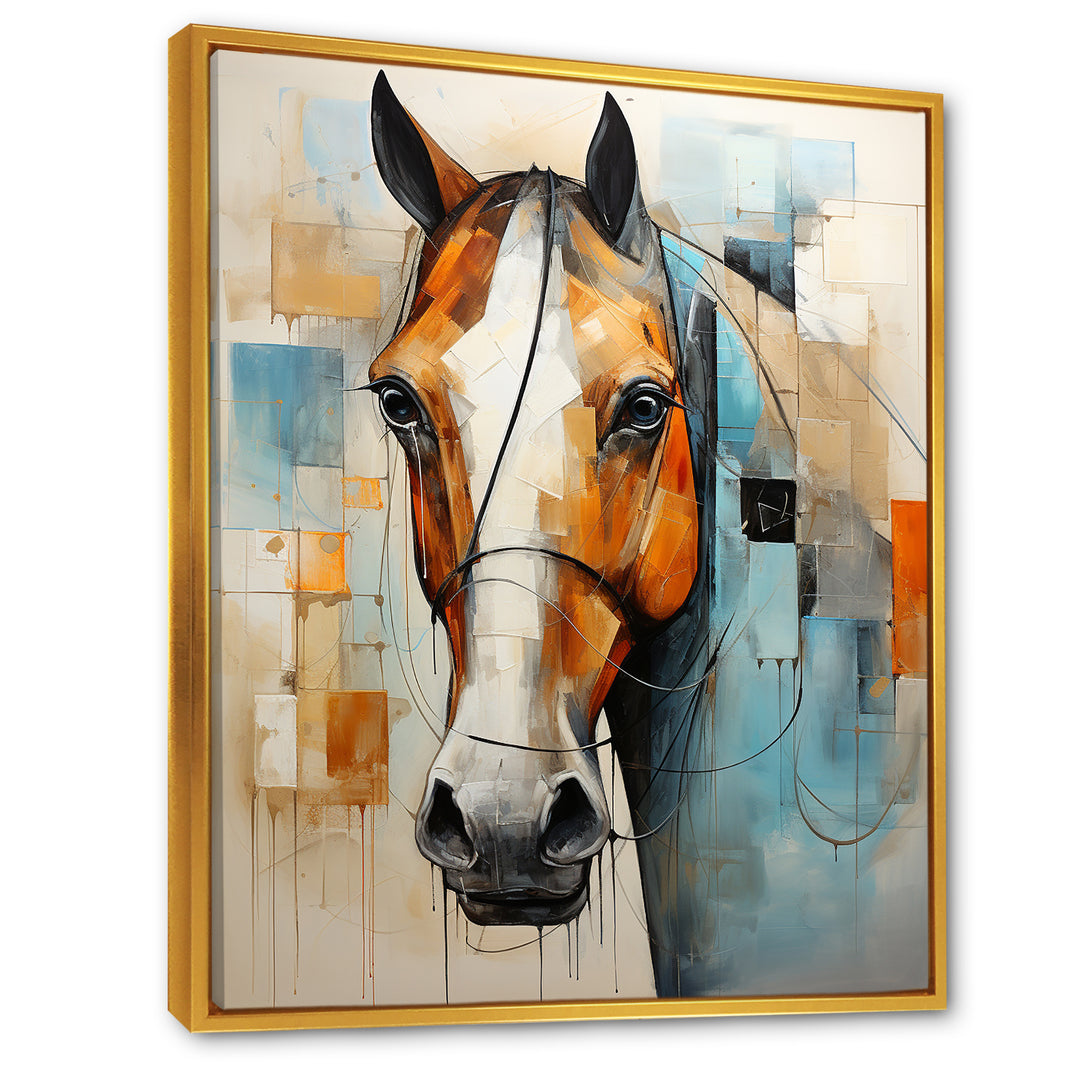 Horse Grace Portrait - Brown Horse Wall Art