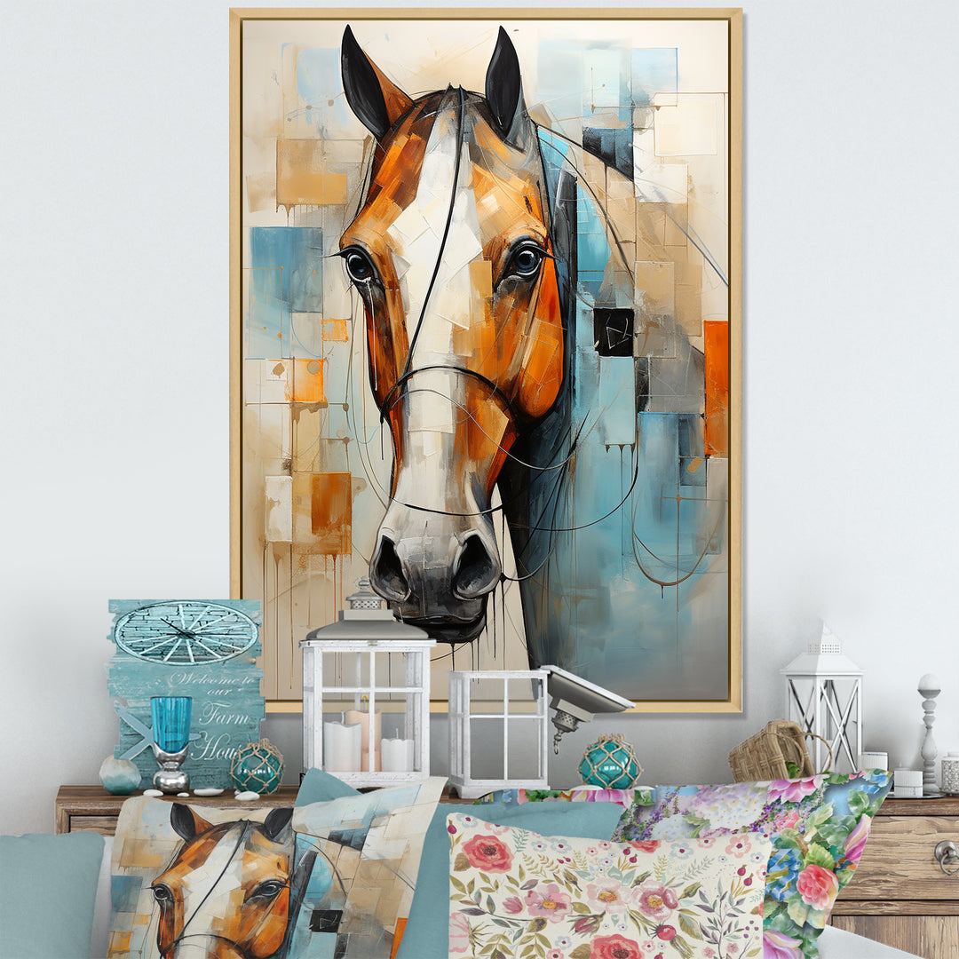 Horse Grace Portrait - Brown Horse Wall Art