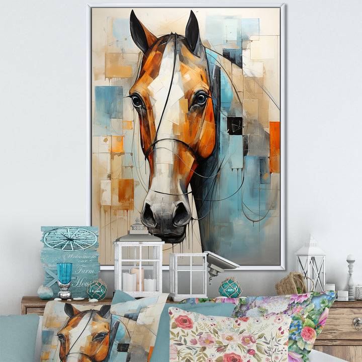 Horse Grace Portrait - Brown Horse Wall Art