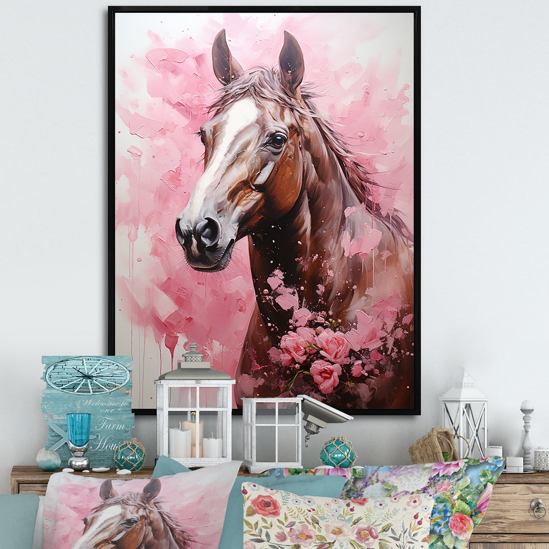 Romantic Horse Companions - Horse Living Room Wall Art