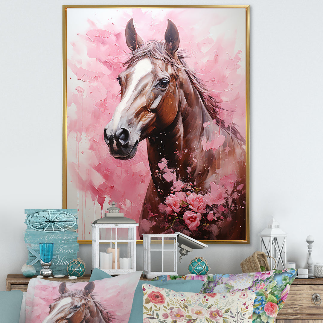 Romantic Horse Companions - Horse Living Room Wall Art