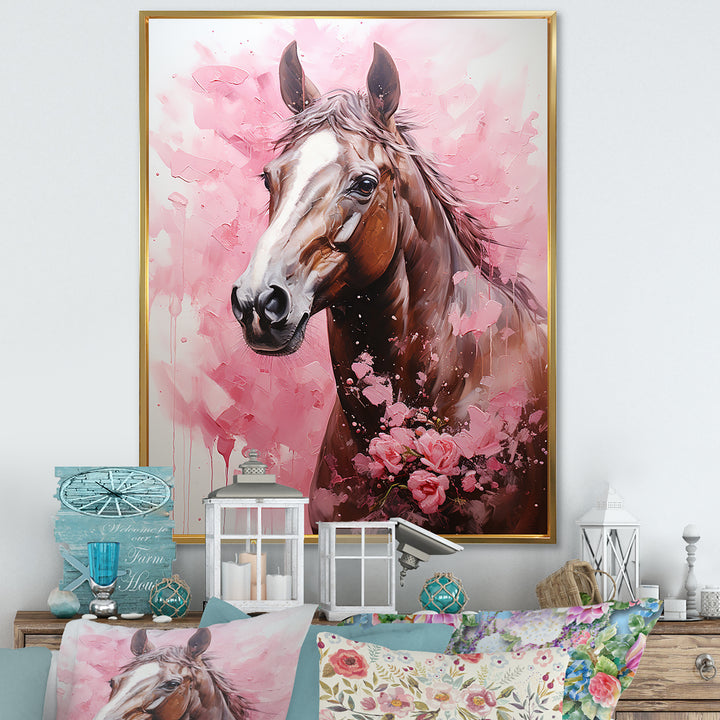 Romantic Horse Companions - Horse Living Room Wall Art
