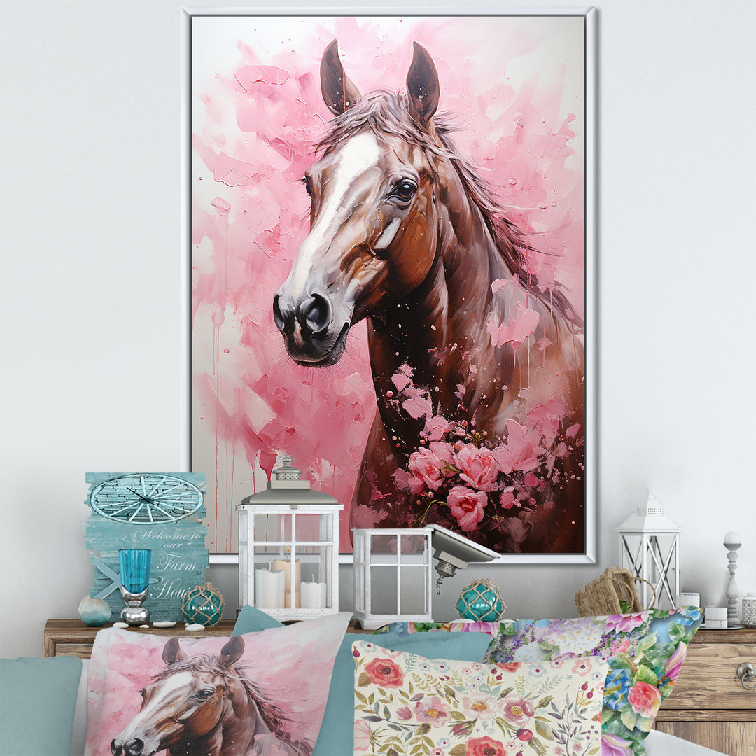 Romantic Horse Companions - Horse Living Room Wall Art