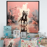 Romanticism Galloping Horse - Horse Canvas Wall Art