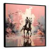 Romanticism Galloping Horse - Horse Canvas Wall Art