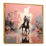 Romanticism Galloping Horse - Horse Canvas Wall Art