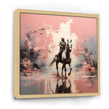 Romanticism Galloping Horse - Horse Canvas Wall Art