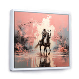 Romanticism Galloping Horse - Horse Canvas Wall Art