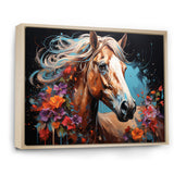Horse Portrait Street Art - Horse Wall Decor