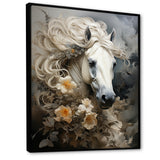 Blooming Surreal Equine Portrait - Horse Wall Art Prints