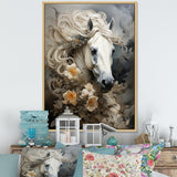 Blooming Surreal Equine Portrait - Horse Wall Art Prints