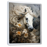 Blooming Surreal Equine Portrait - Horse Wall Art Prints