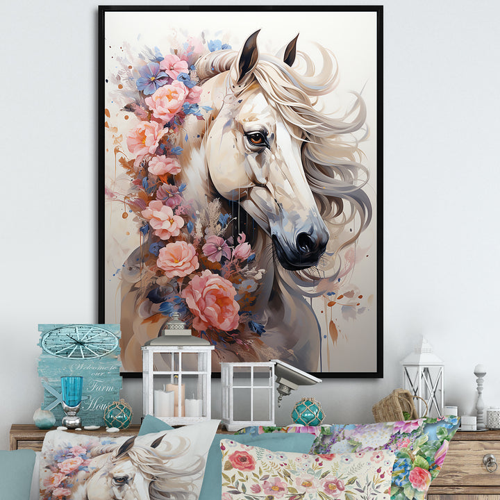 Graffiti Urban Trot Majestic Horse - Horse Home Decor Art