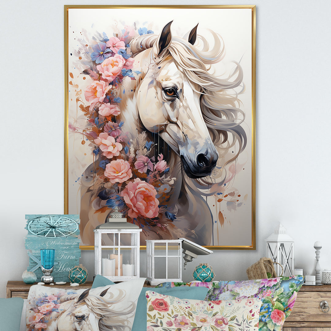 Graffiti Urban Trot Majestic Horse - Horse Home Decor Art