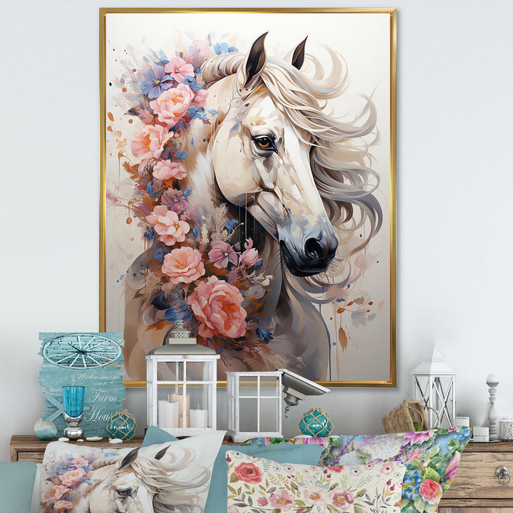 Graffiti Urban Trot Majestic Horse - Horse Home Decor Art