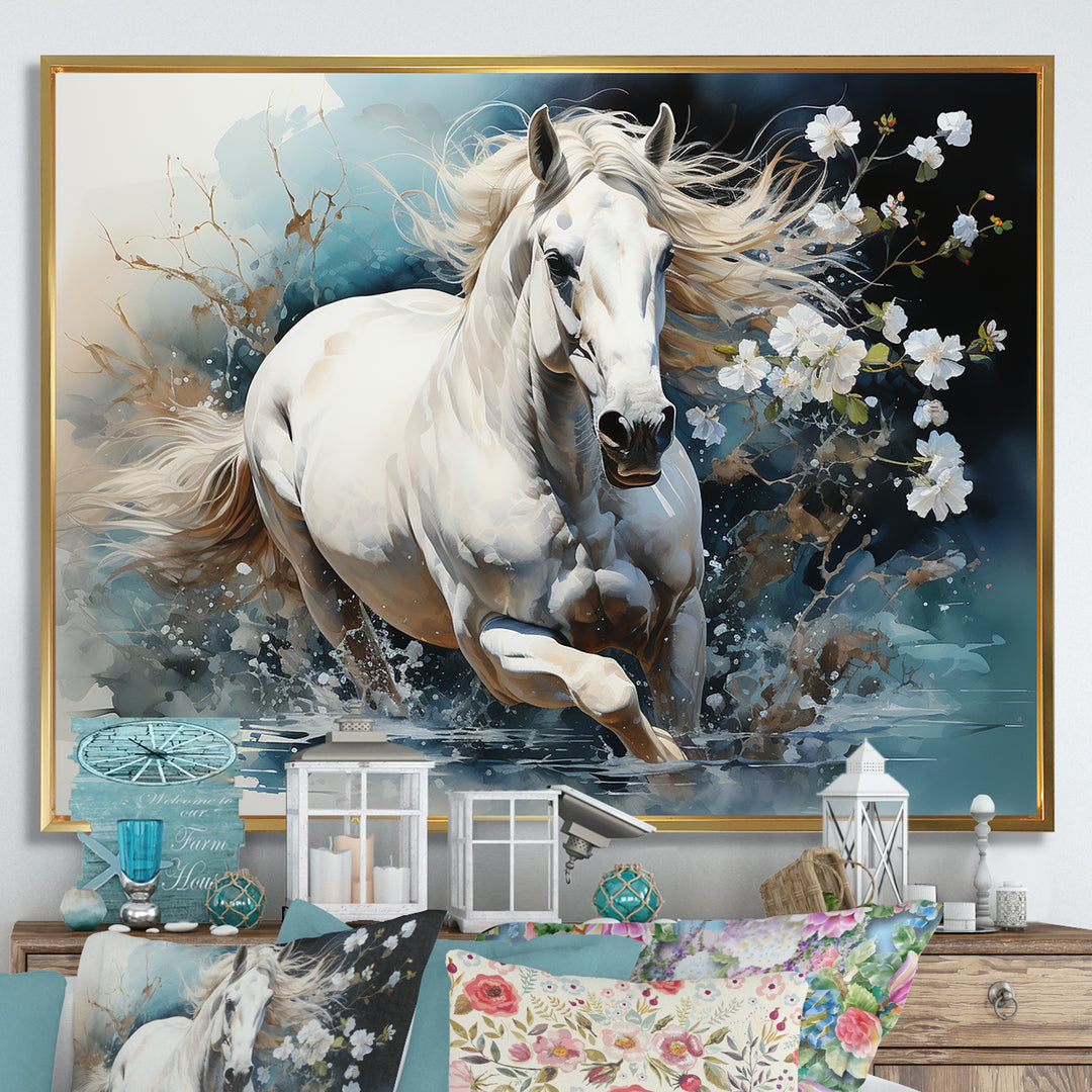Majestic Gallop Horse Gallop - Horse Bedroom Wall Art
