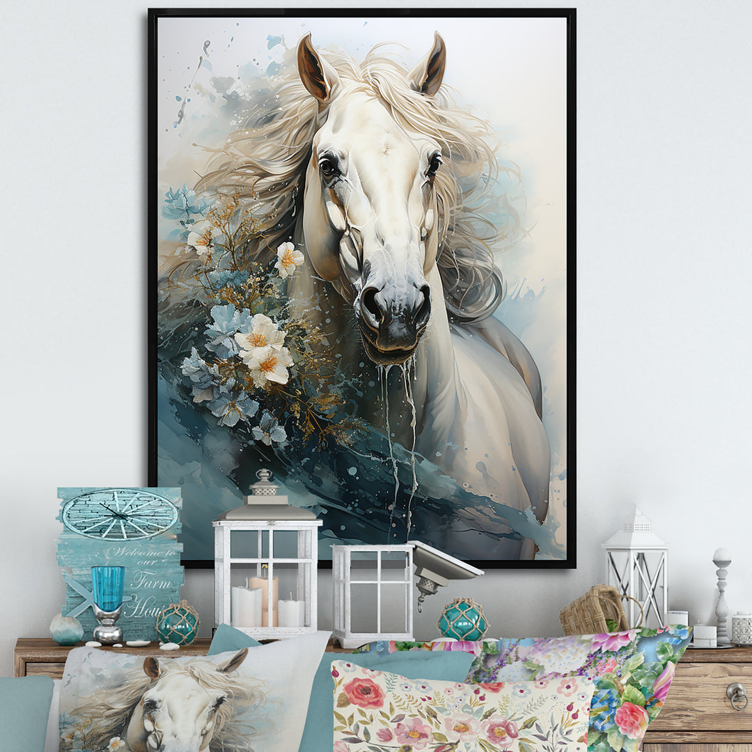Majestic Gallop Horse - Horse Canvas Wall Art