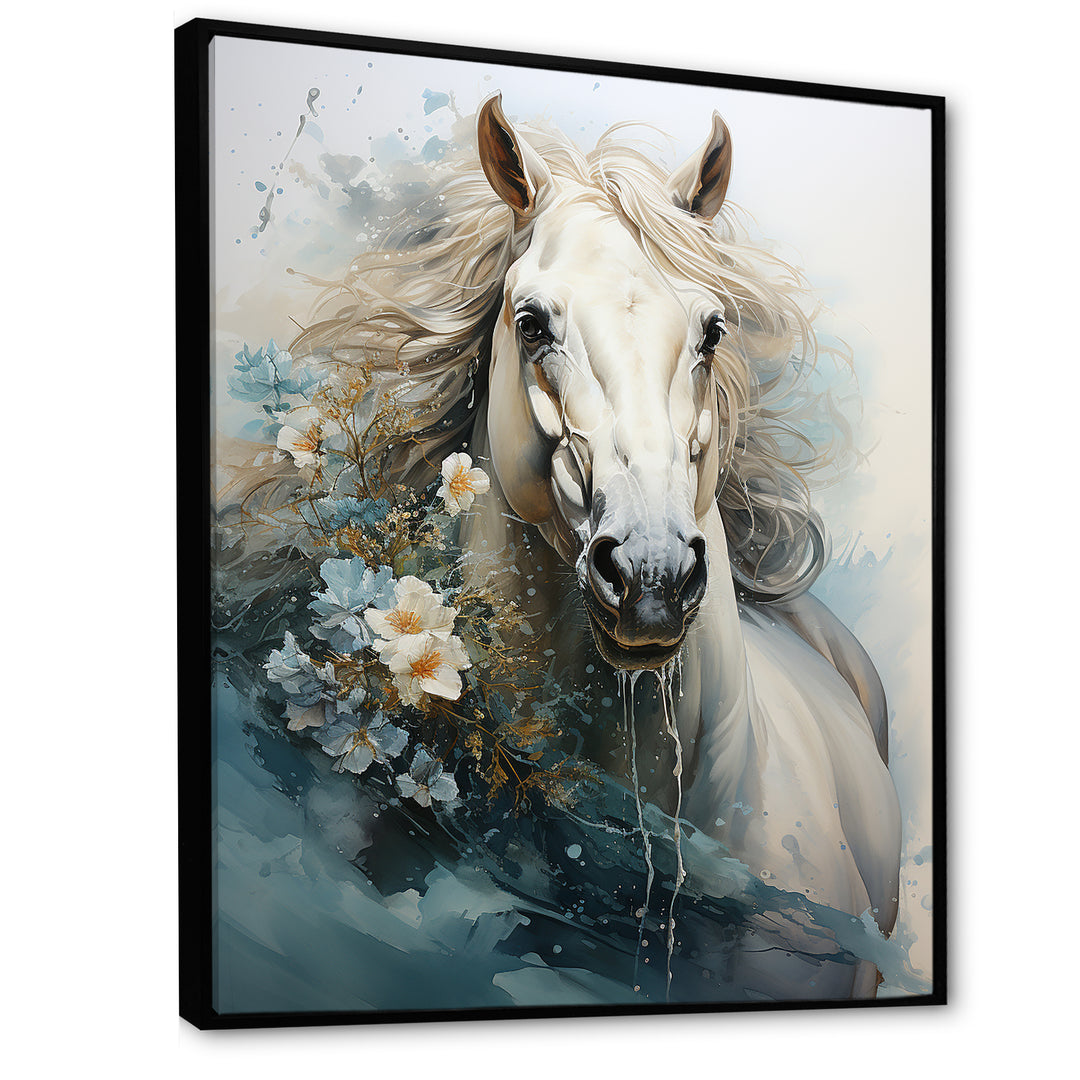 Majestic Gallop Horse - Horse Canvas Wall Art