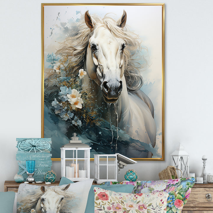 Majestic Gallop Horse - Horse Canvas Wall Art